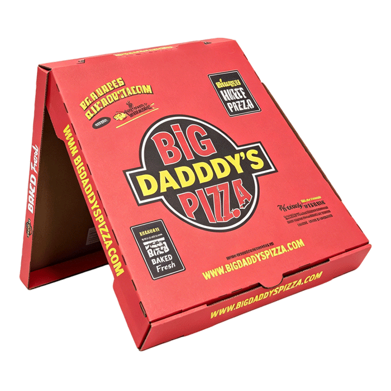 Custom Pizza Box - Double Paper Product