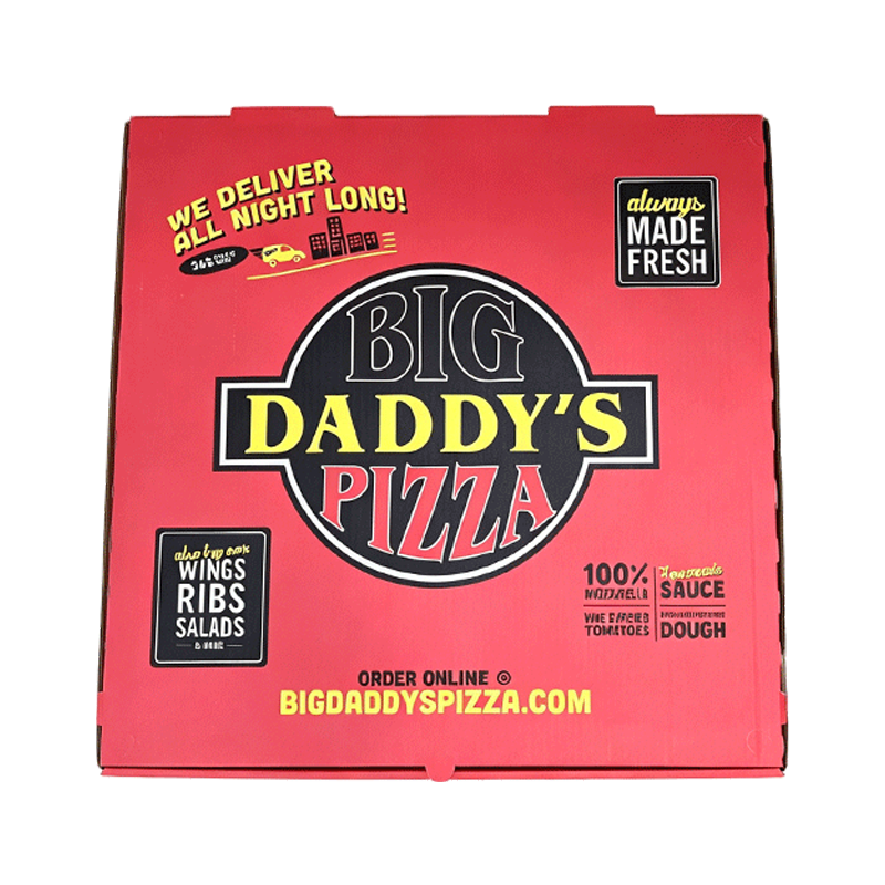 Custom Pizza Box - Double Paper Product