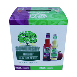 中タイプ瓶飲料箱 - Double Paper Product